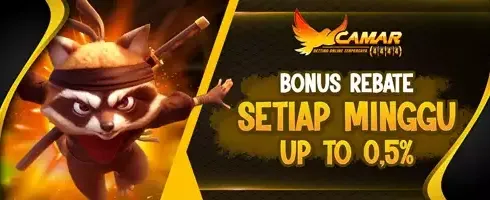Weekly Rebate Slot Game up to 0.5% promotion